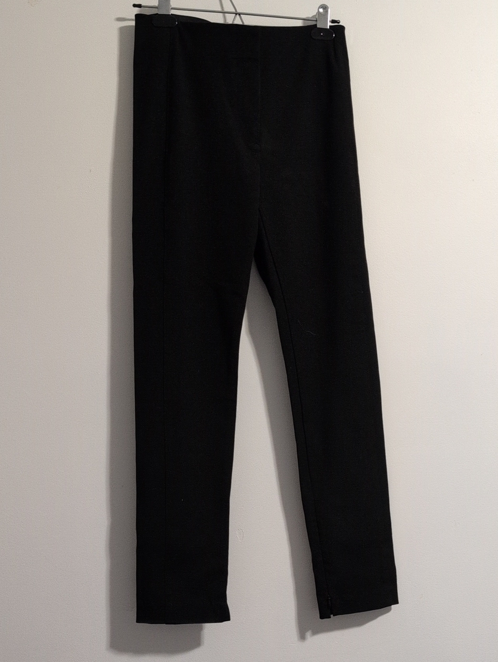 Ann Taylor Black Straight-Leg Ponte Pants